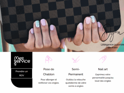 Site web d’onglerie à domicile à vendre – Nom de domaine stratégique