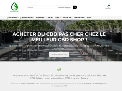 Quelcbdchoisir.fr - Site d’affiliation CBD SEO